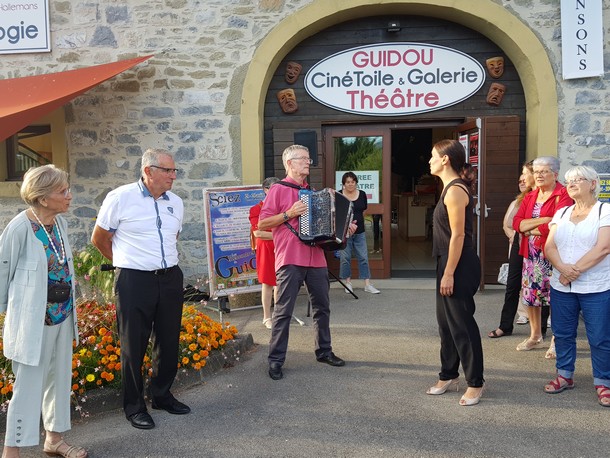 Le 21 Août dernier, l'inauguration des Rencontres du Guidou. 